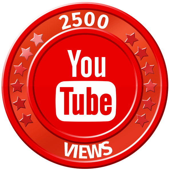 get 2500 youtube views